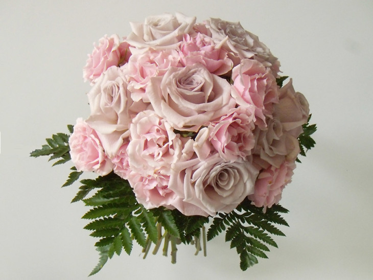 Coordinati floreali di nozze Lylac gray e rosa