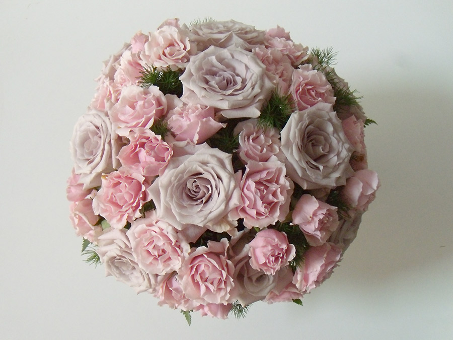 Coordinati floreali di nozze Lylac gray e rosa 
