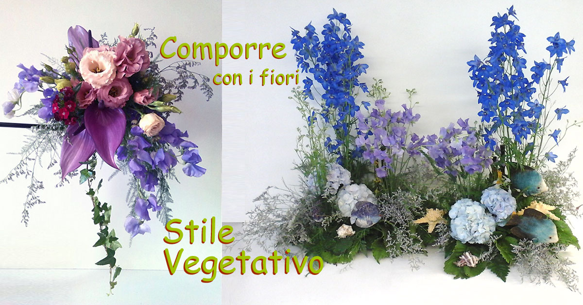 Comporre i fiori in stile vegetativo