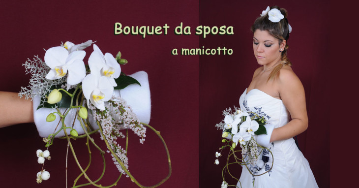 Bouquet da sposa invernale a manicotto